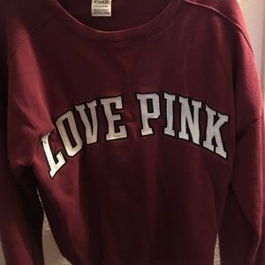 PINK Crew Neck Sweater